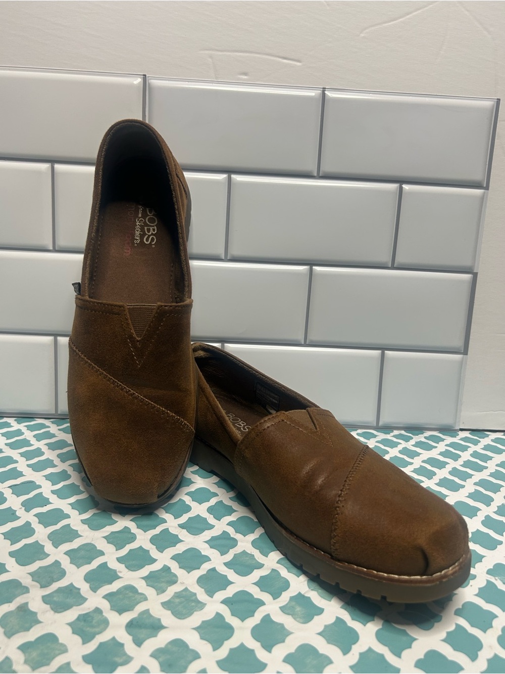 Skechers Brown Slip-On Loafers for Men